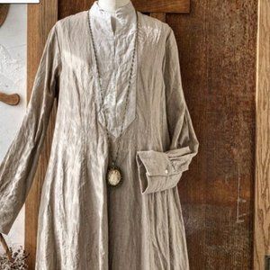 Robe de Religieuse in Beige/Flax
